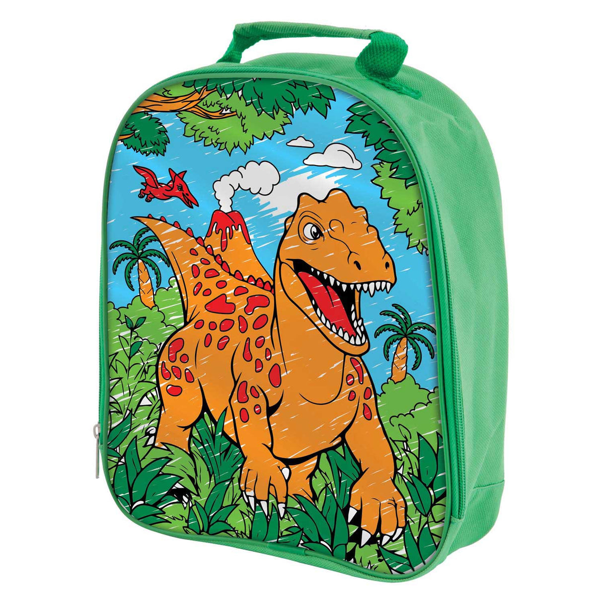 Groupe d'artisanat créatif Dino coloriez votre propre sac avec des marqueurs