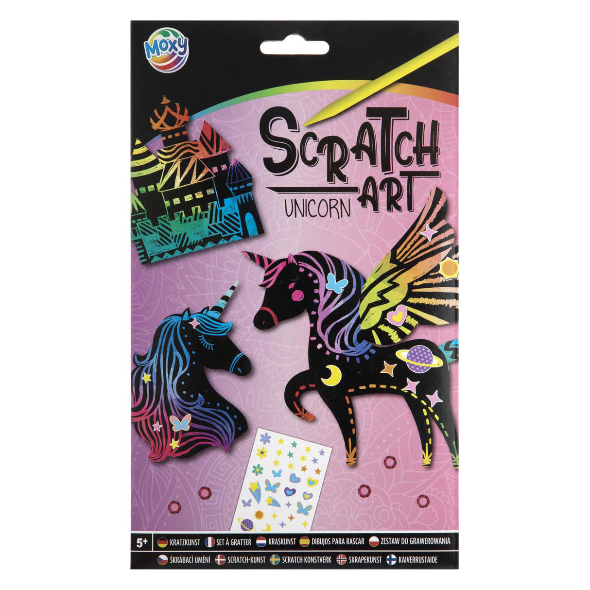 Un groupe d'artisanat créatif crée votre propre art à gratter