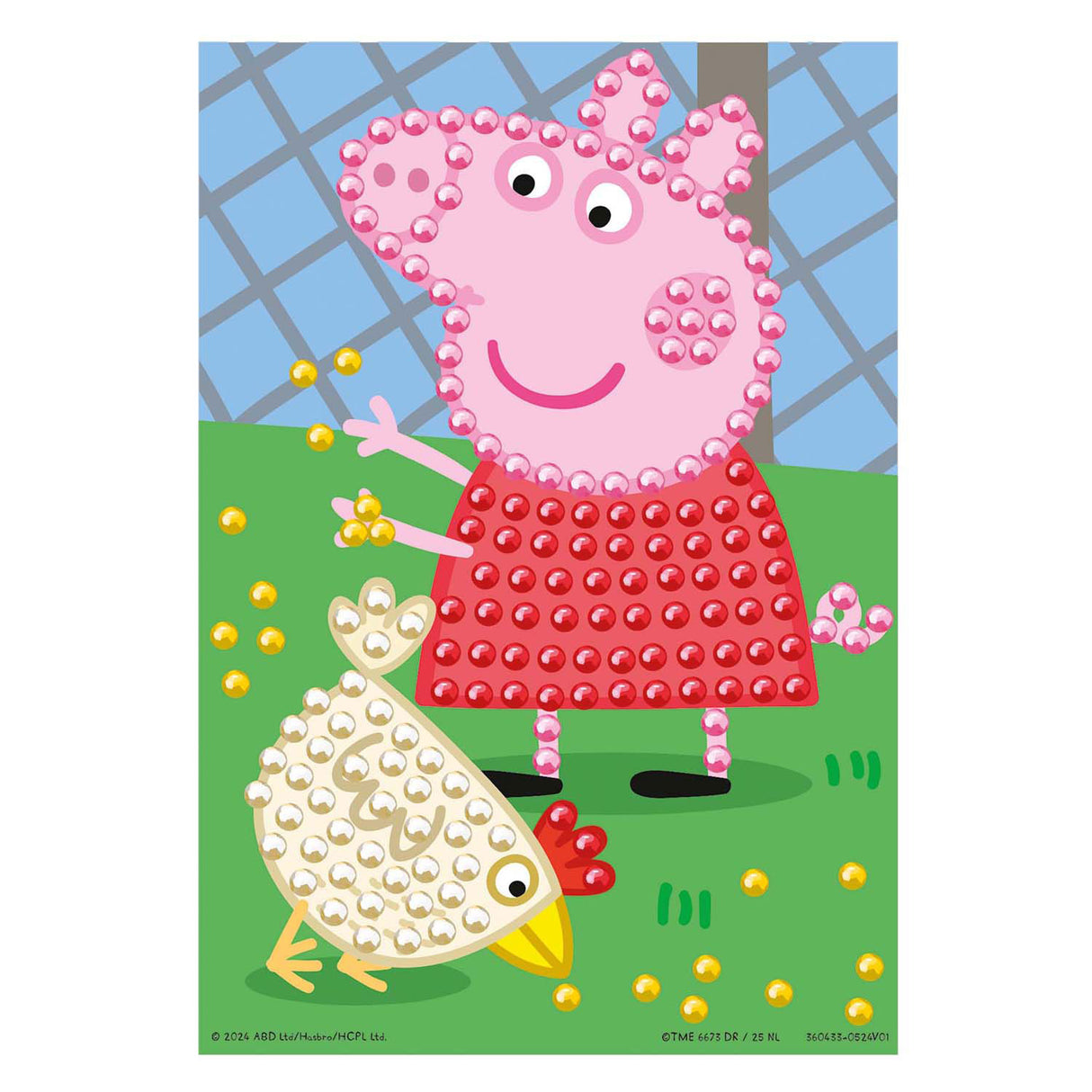 Groupe d'artisanat créatif artisanat d'art en perles Peppa Pig