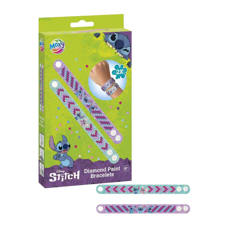 Bracelet de peinture diamant au point de groupe artisanal créatif, 2 pièces | 4 pièces