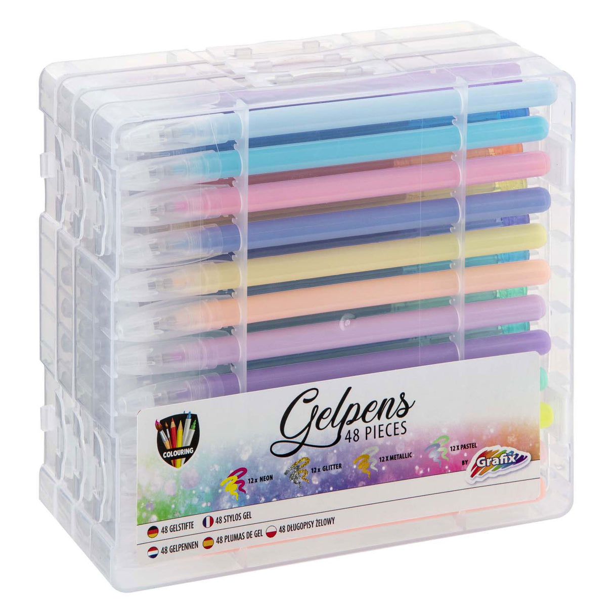 Ensemble de stylos gel Creative Craft Group, 48 pièces.