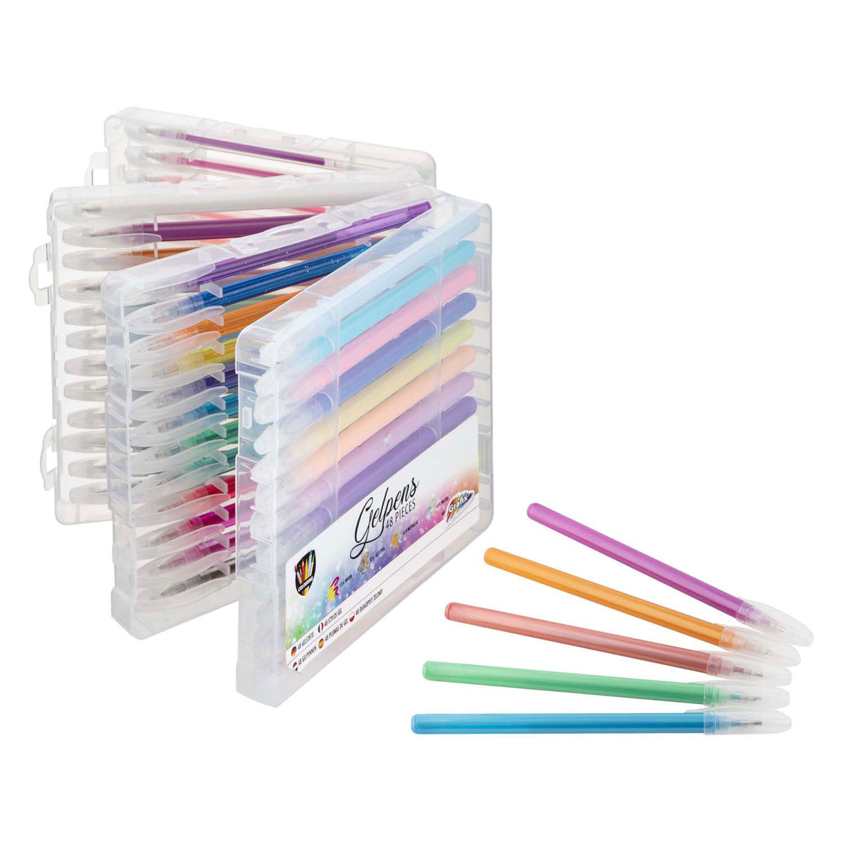 Ensemble de stylos gel Creative Craft Group, 48 pièces.