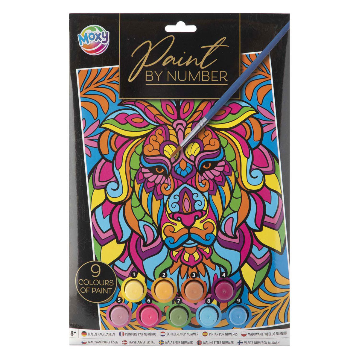 Peinture de groupe d'artisanat créatif par thème animal numéro