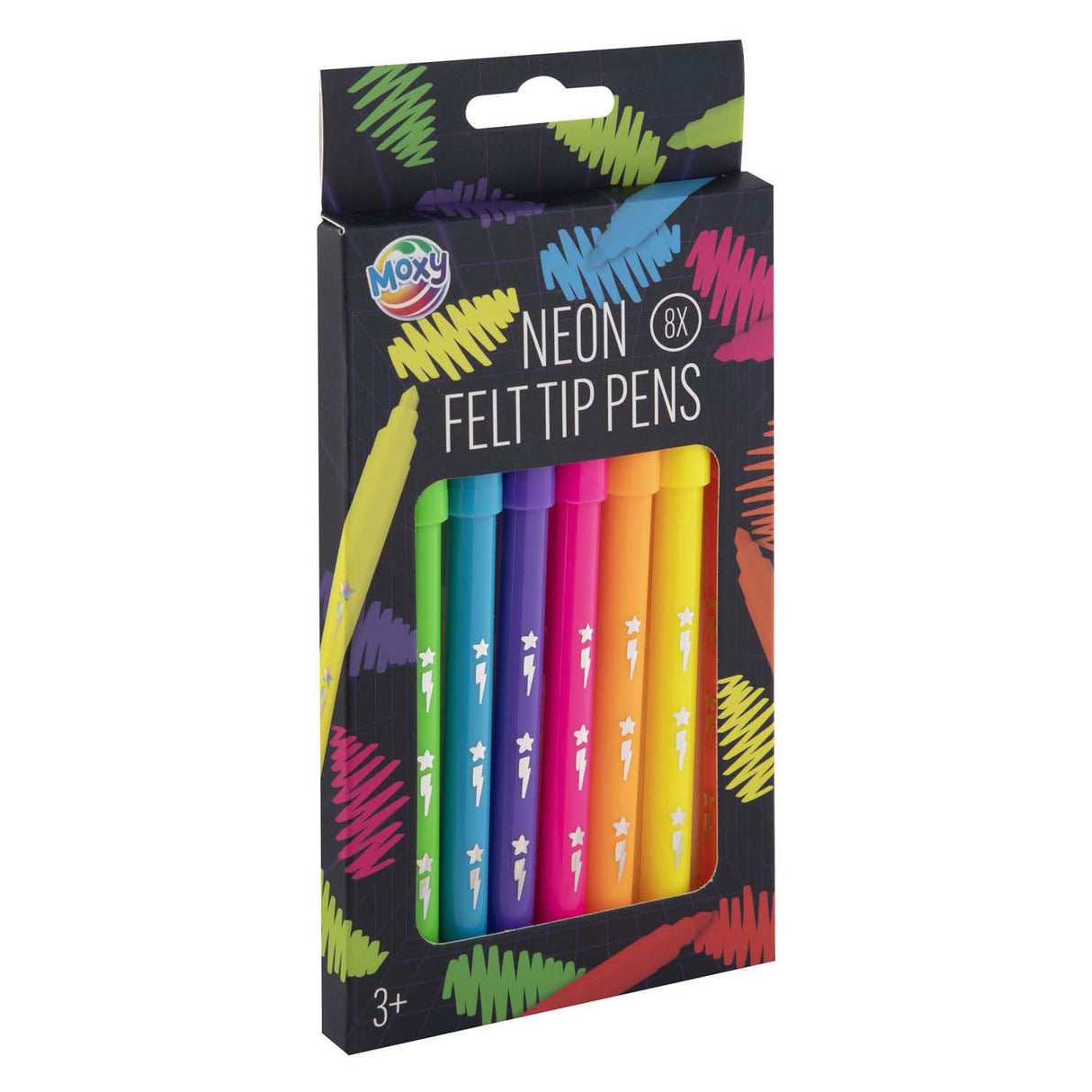 Stylos-feutres néon pour groupe d'artisanat créatif, 8 pièces