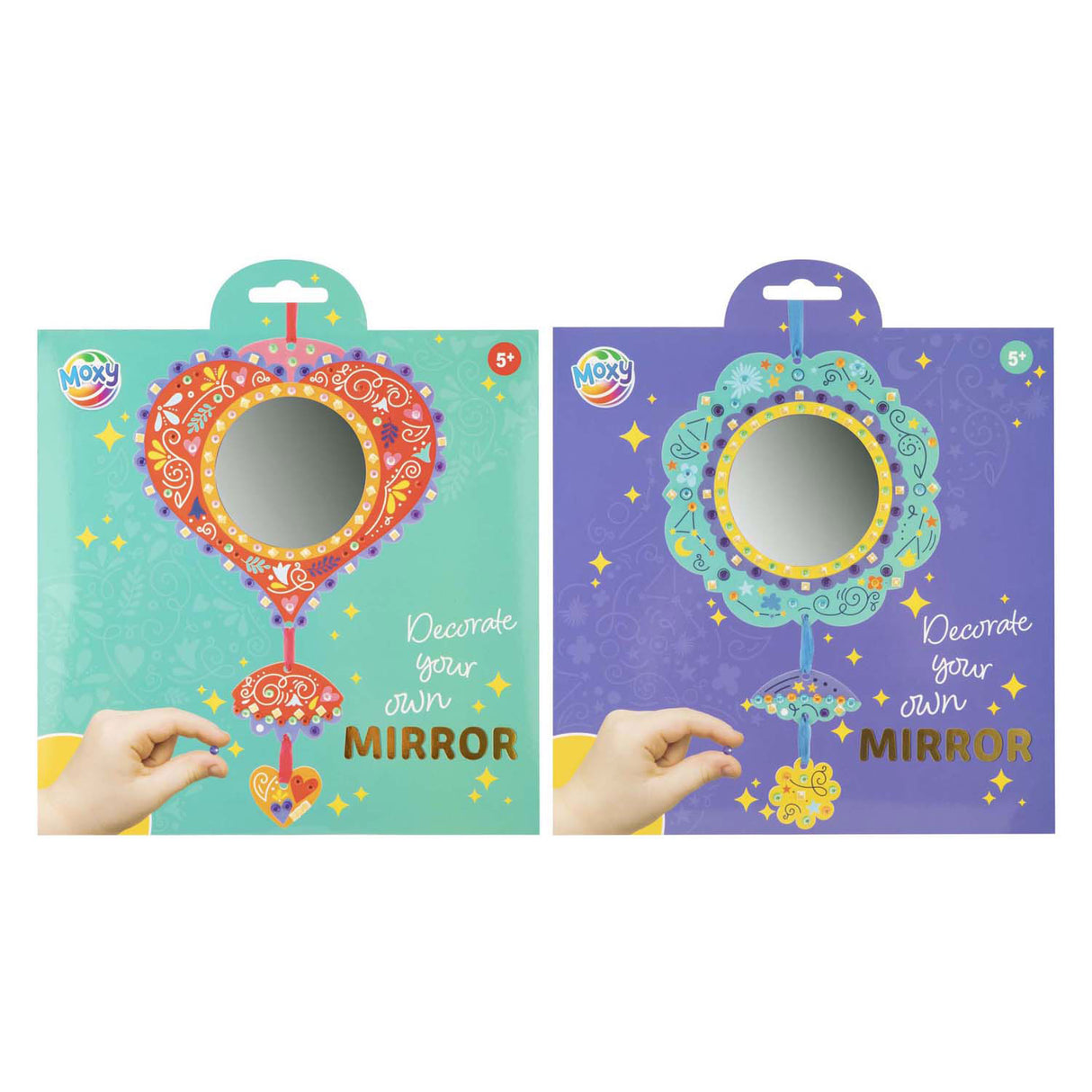 Un groupe d'artisanat créatif décore votre propre miroir