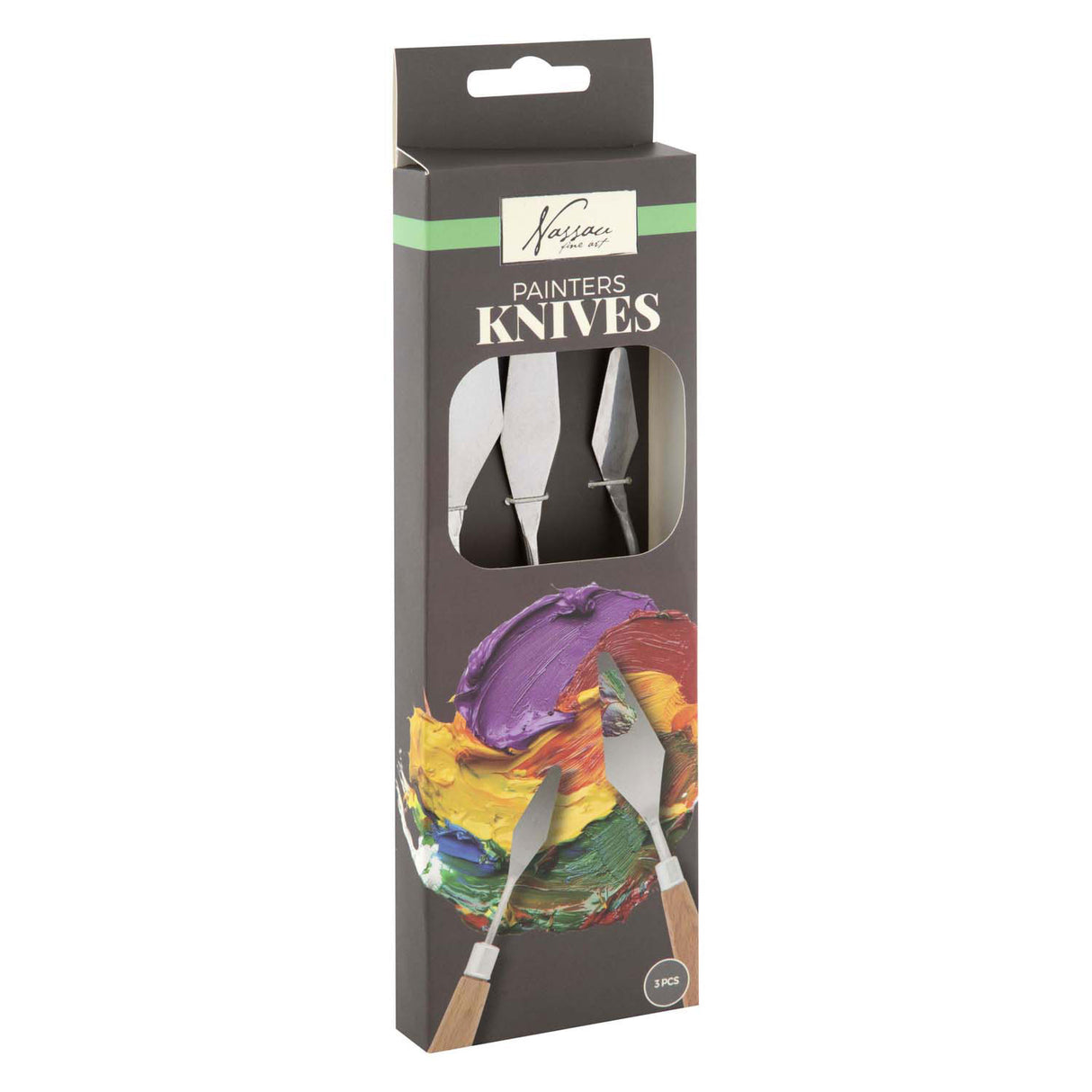 Couteaux de peinture de groupe d'artisanat créatif, 3 pcs.