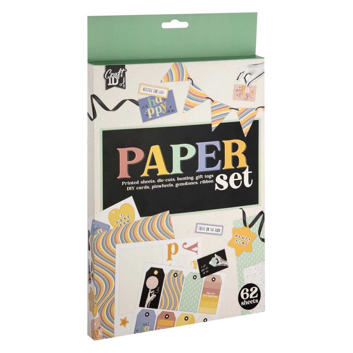 Papier artisanal de groupe d'artisanat créatif avec impression mixte A4