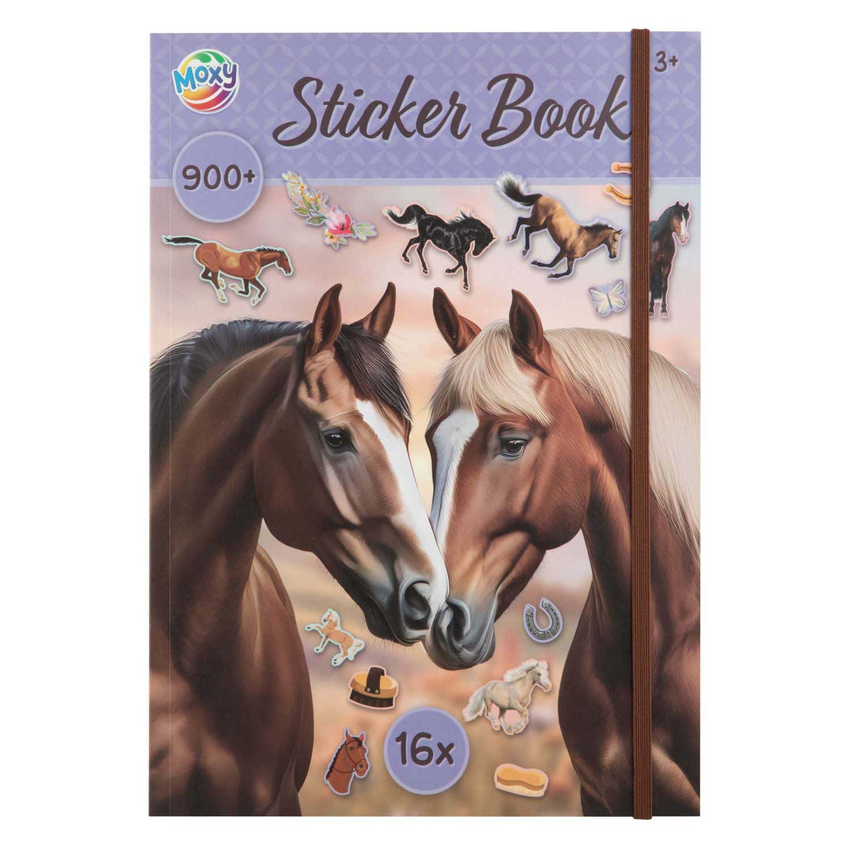 Livre d'autocollants pour chevaux de groupe d'artisanat créatif - 900+pcs.