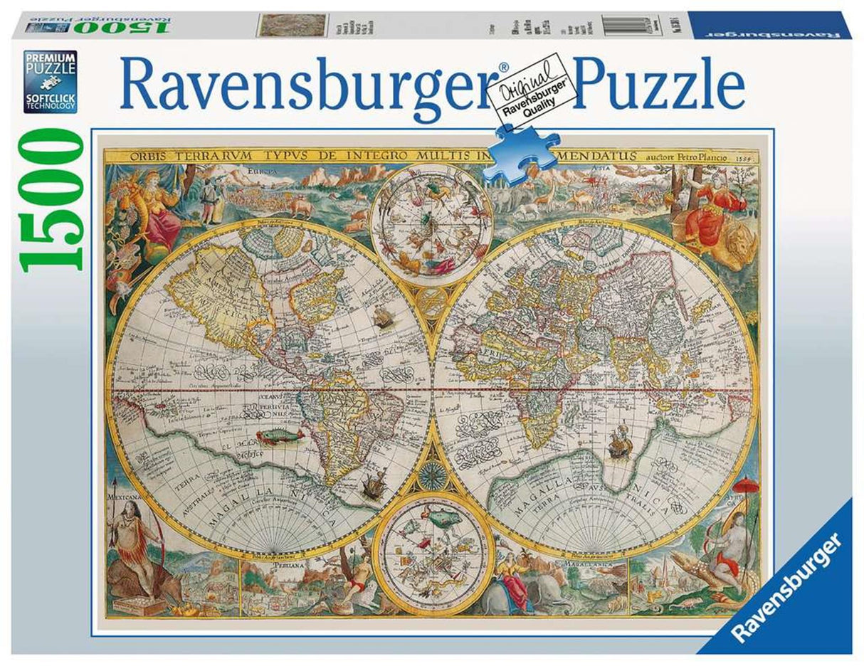 Ravensburger puzzle carte historique 1500pcs