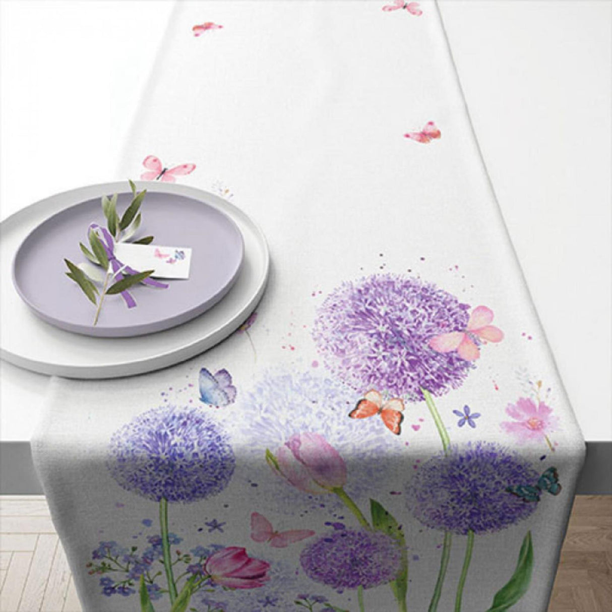 Ambiente chemin de table fleur beauté