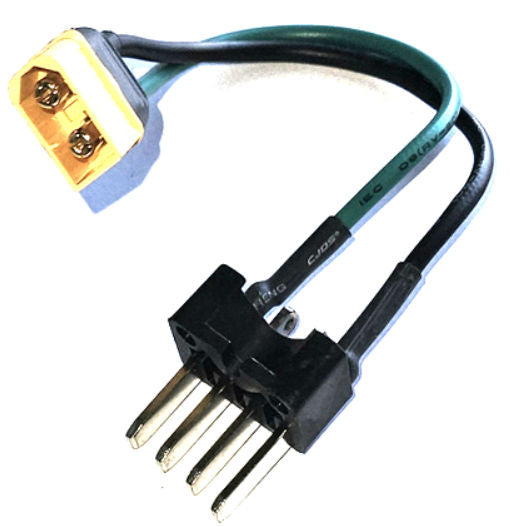 Bafang motinova connecteur de batterie de vélo électrique câble adaptateur 20 cm vert-noir xt60h-m
