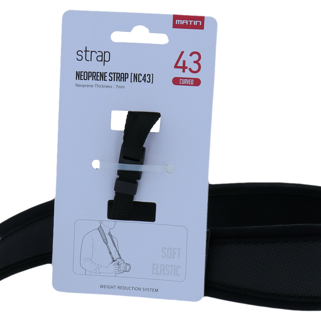 Ceinture de luxe autour du néoprène 43 mm m-6780h