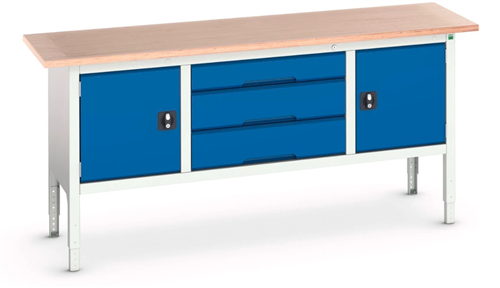 Etabli bas verso 2000x600x830mm