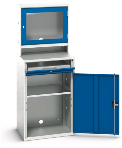 Armoire informatique bas verso 650x550x1650mm