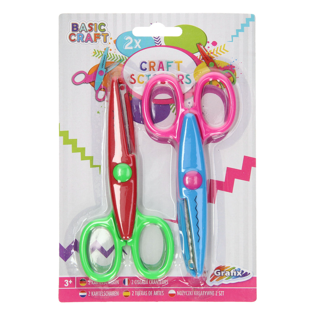 Ciseaux à cranter Creative Craft Group, 2 pcs.