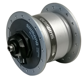 Shimano hub dynamo 6v 3 watt 36 trous de ruban argent