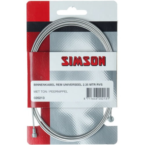 Câble intérieur rem 2250 mm en acier inoxydable argent