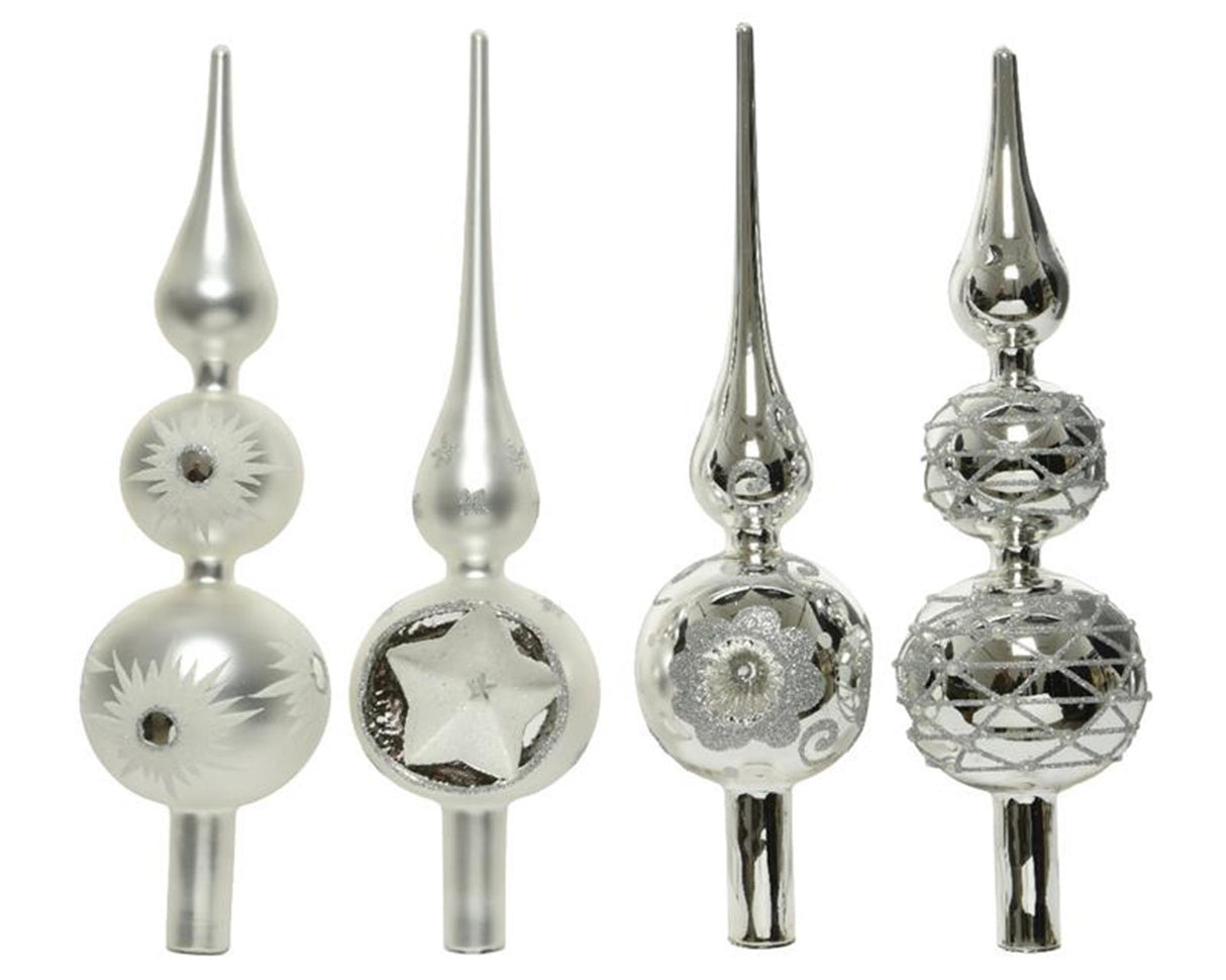 Decoris pic verre argent 31cm