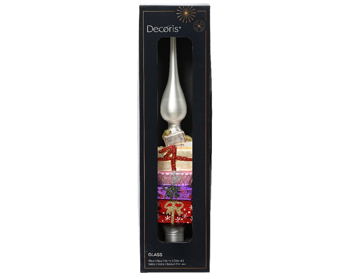 Decoris pic cadeaux verre h29cm
