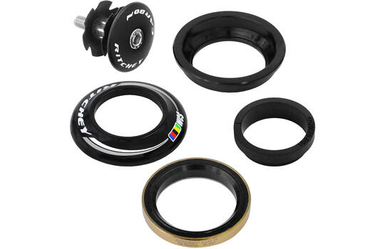 Ritchey - Jeu de direction WCS Press Fit supérieur 7,3 mm, capuchon supérieur noir