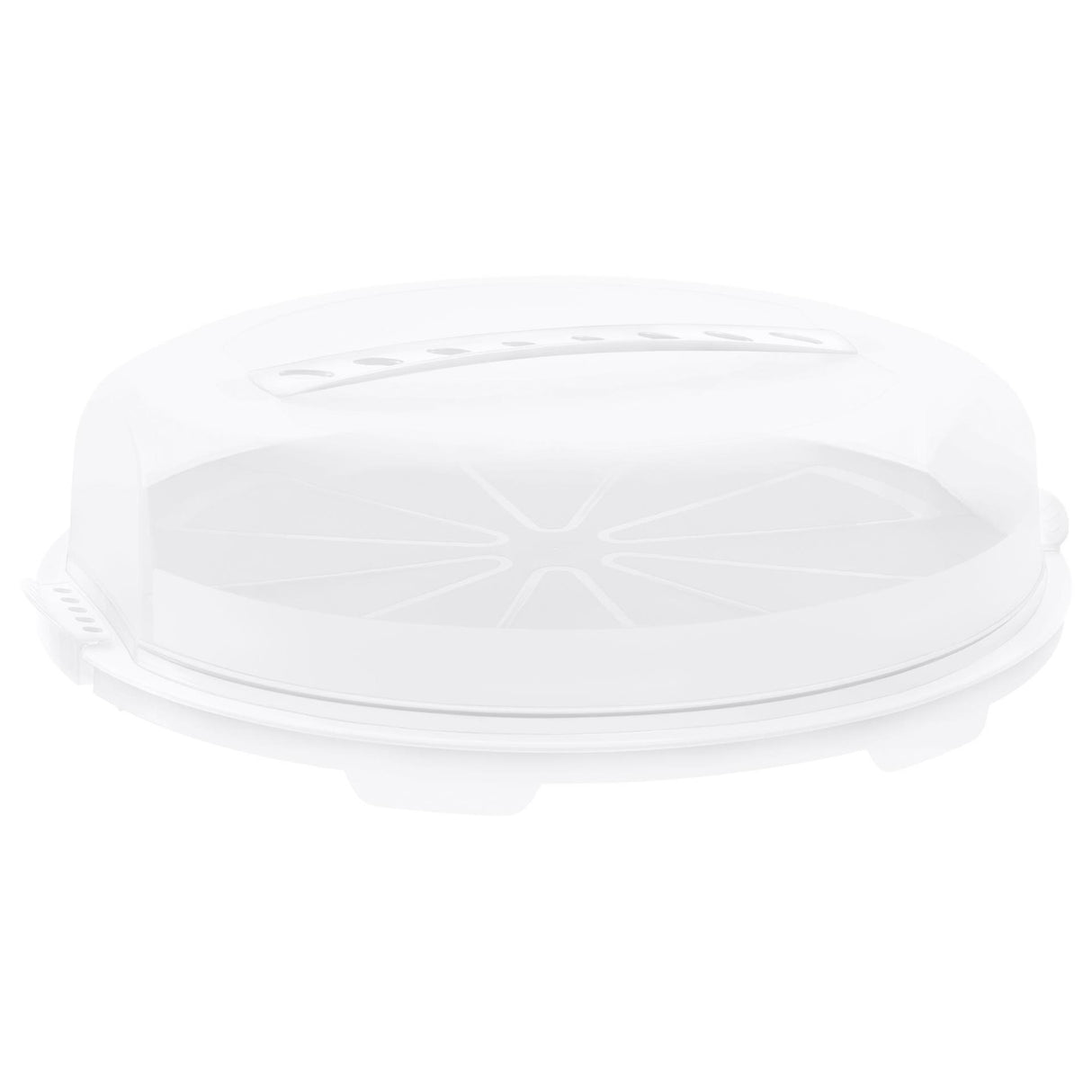 Boîte à gâteaux frais Rotho 35,5 cm blanc transparent
