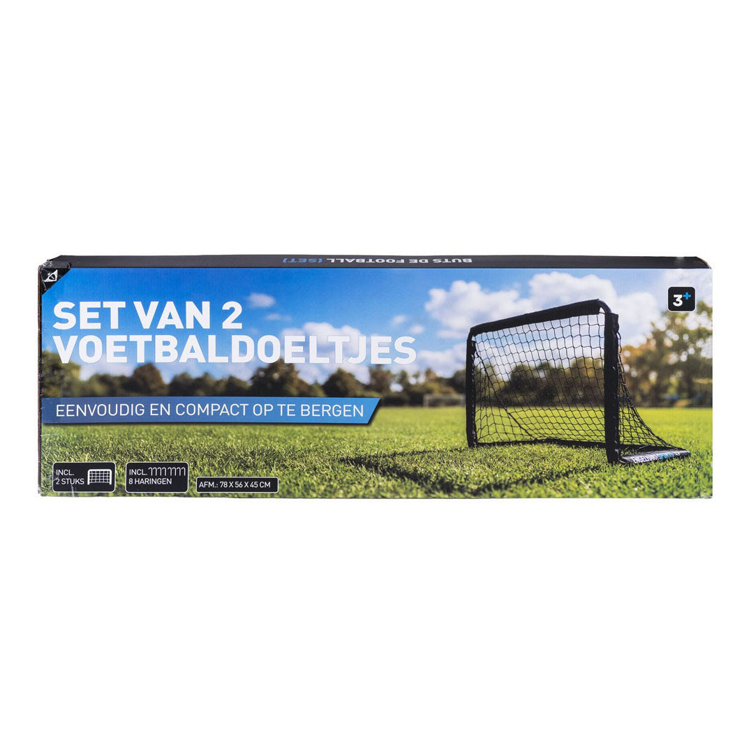 Buts de football Engelhart noirs, 2 pc