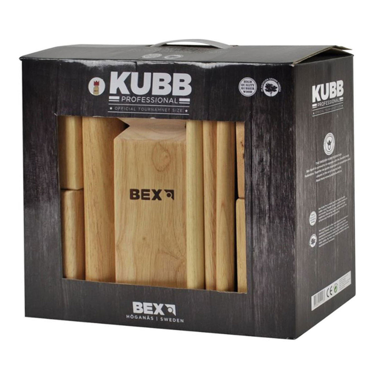 Bois d'hévéa Bex Kubb Pro