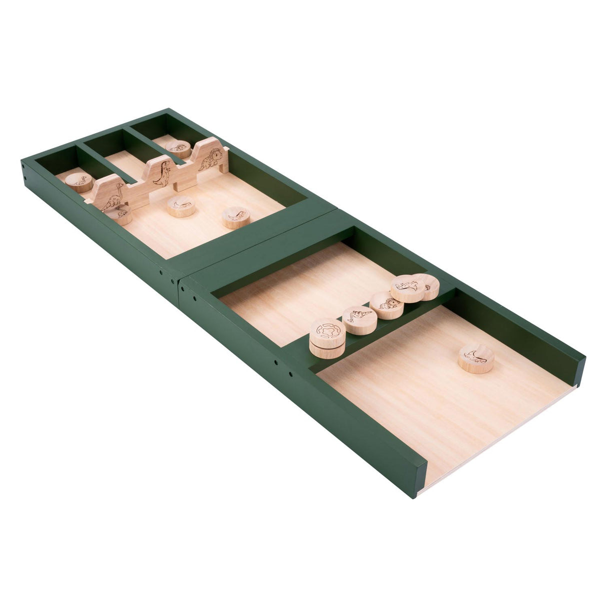 Jeu de palets en bois pour enfants, dinosaure, 80 cm