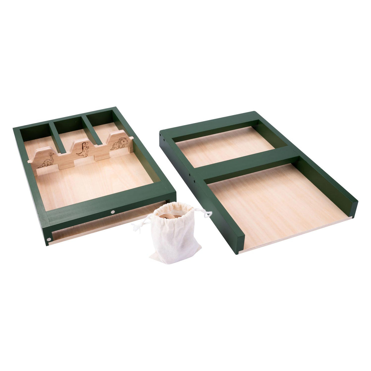 Jeu de palets en bois pour enfants, dinosaure, 80 cm