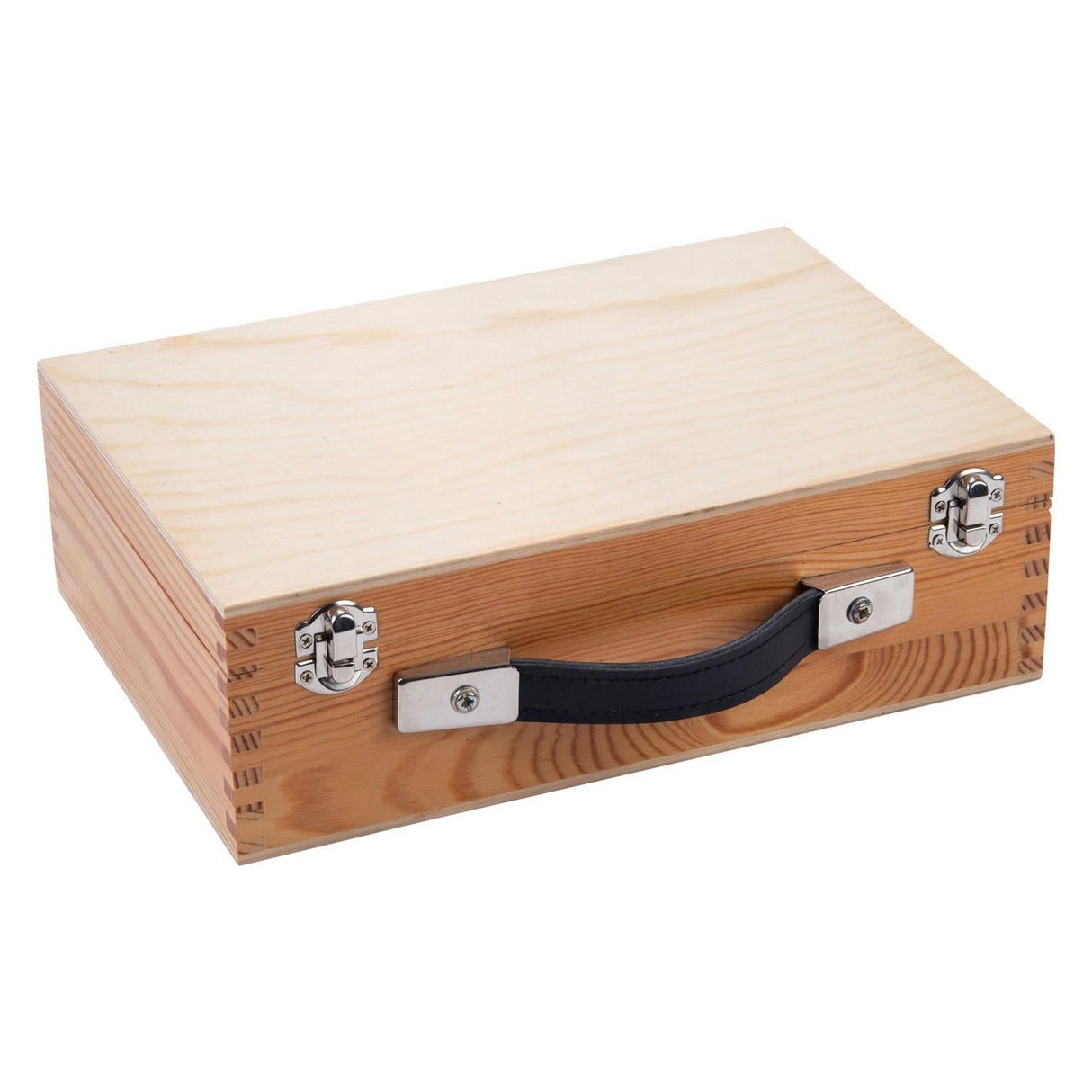 Jeu de boules en métal Engelhart - 6 boules dans une boîte en bois - gris noir - set de luxe - pétanque - boules - boules en métal - convient à tout terrain de boules - longfield