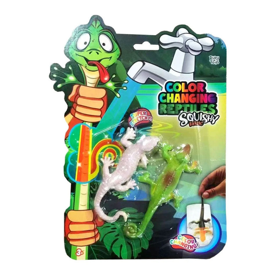 Reptiles changeants de couleur extensible