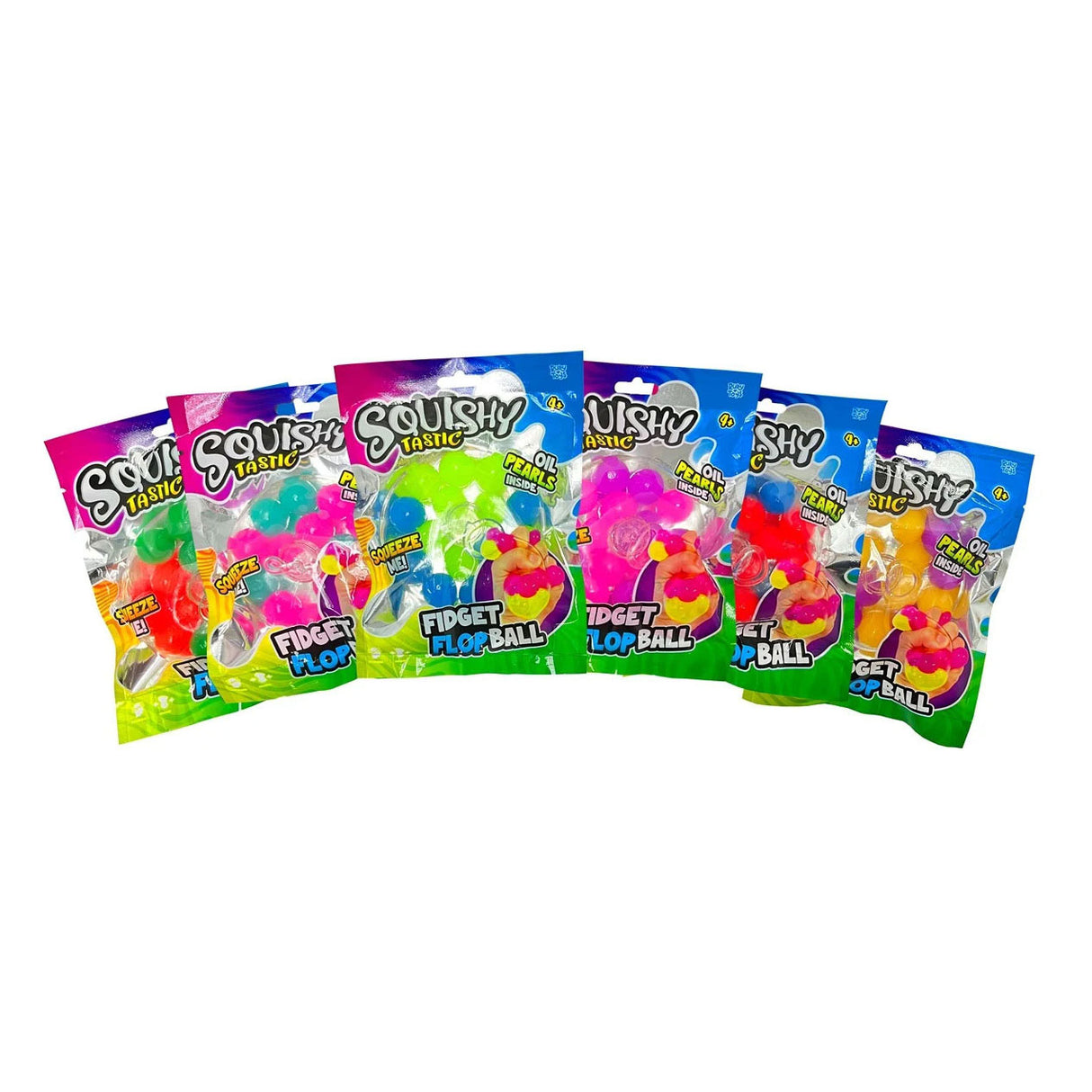 Boule de flubber fidget tastique squishy avec des perles d'huile