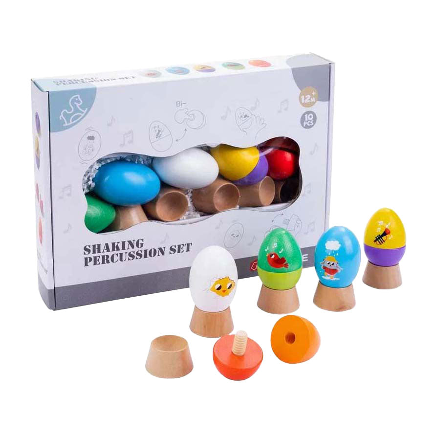 Oeufs musicaux en bois