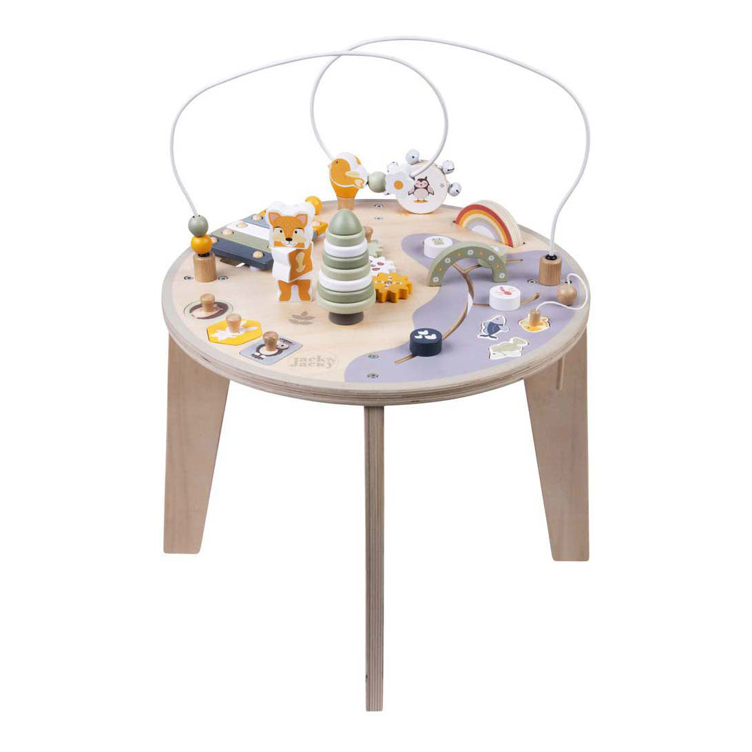 Table de jeu d'activités en bois jack jacky