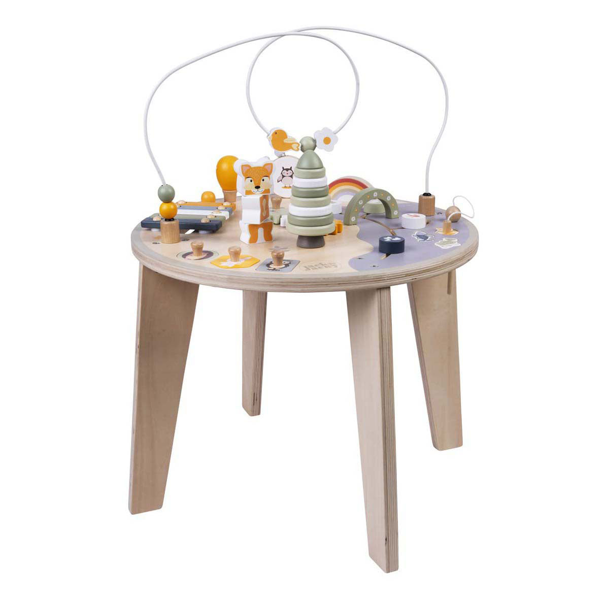 Table de jeu d'activités en bois jack jacky