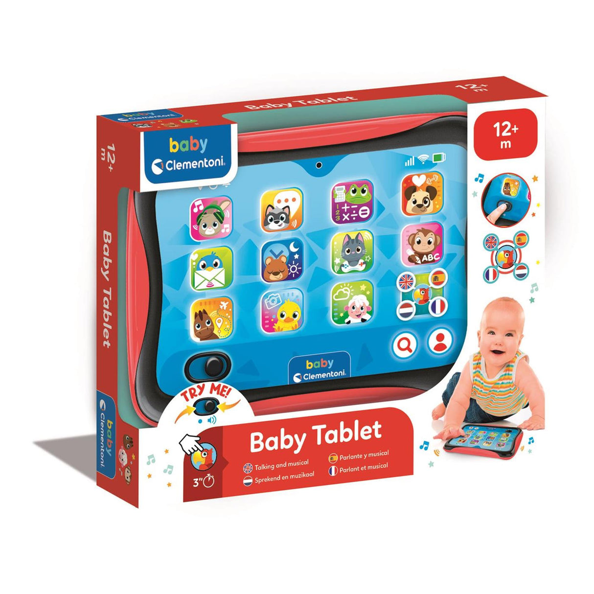 Clementoni jouet bébé tablette plastique