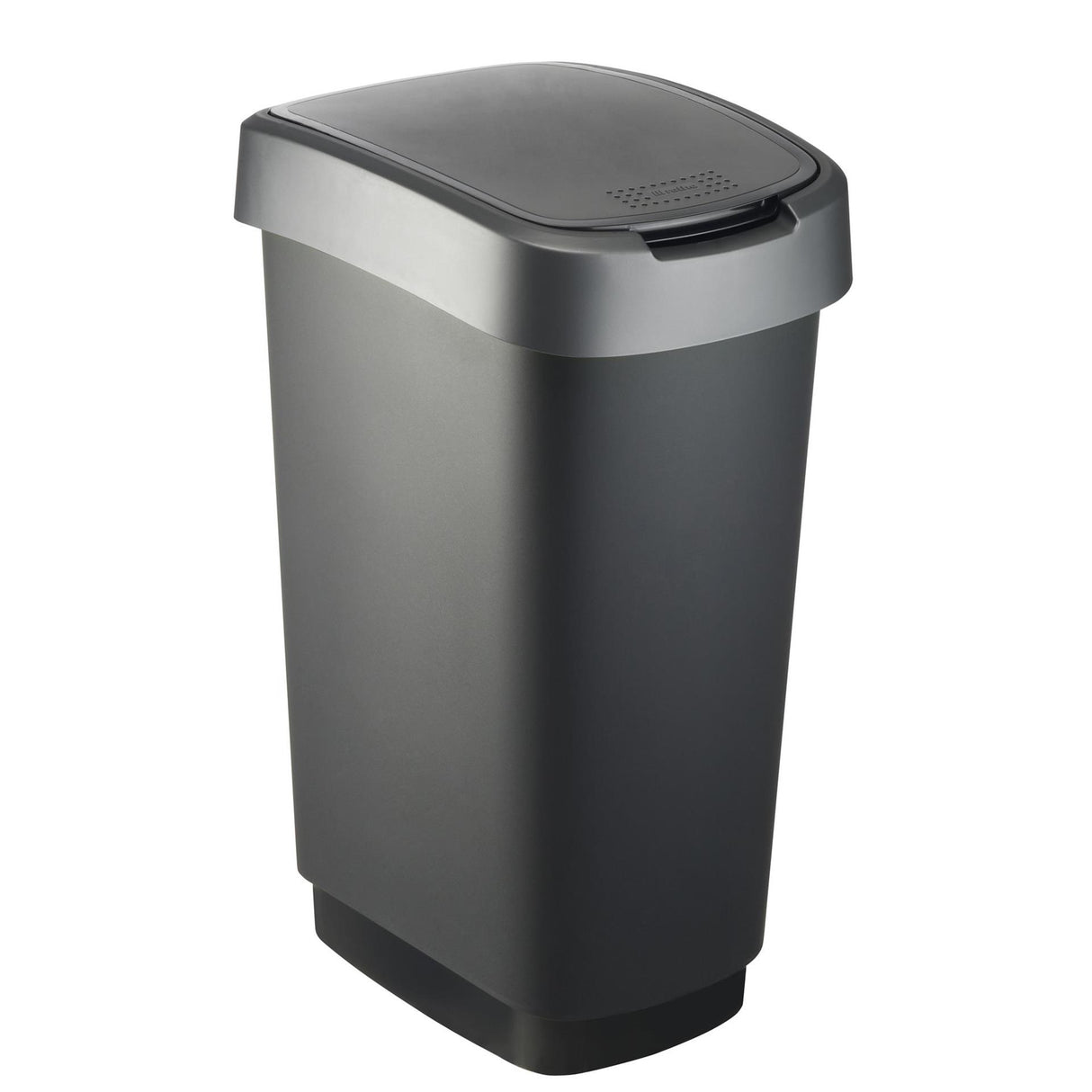 Rotho poubelle twist 50l noir