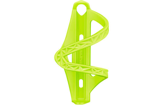 Supacaz - porte-bidon à cage latérale gauche jaune fluo