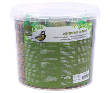 Mélange de nourriture pour oiseaux Esschert design 3kg dans un seau | 2 pièces