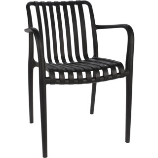 Chaise de jardin No Brand en plastique noir