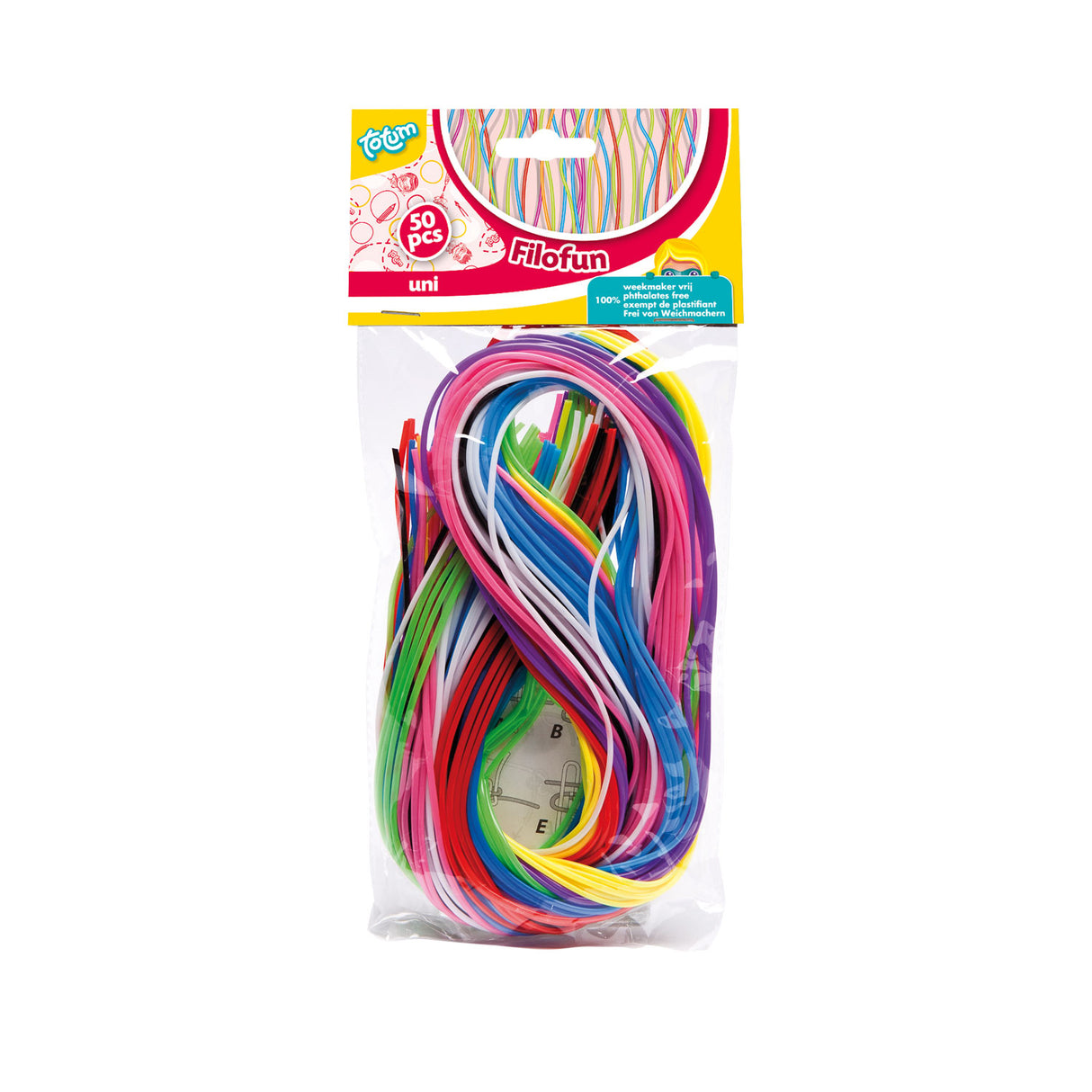 Fils d'artisanat créatif Totum filofun 50 pièces - fils de passe-temps universels scoobidoo - jouets d'artisanat créatif
