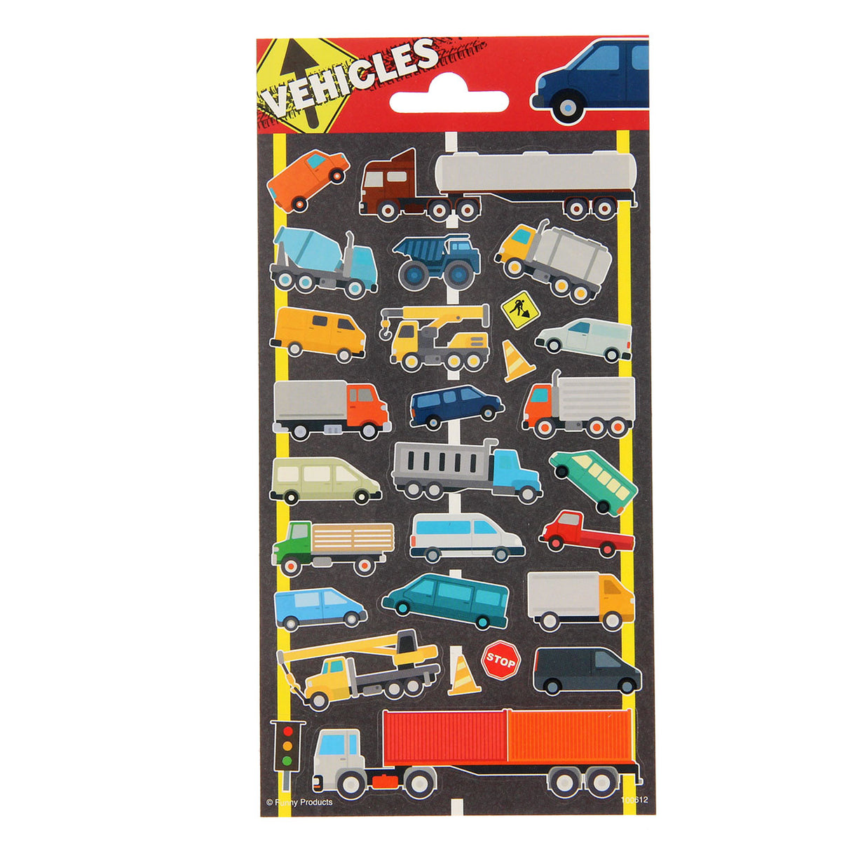 Planche d'autocollants Totum véhicules