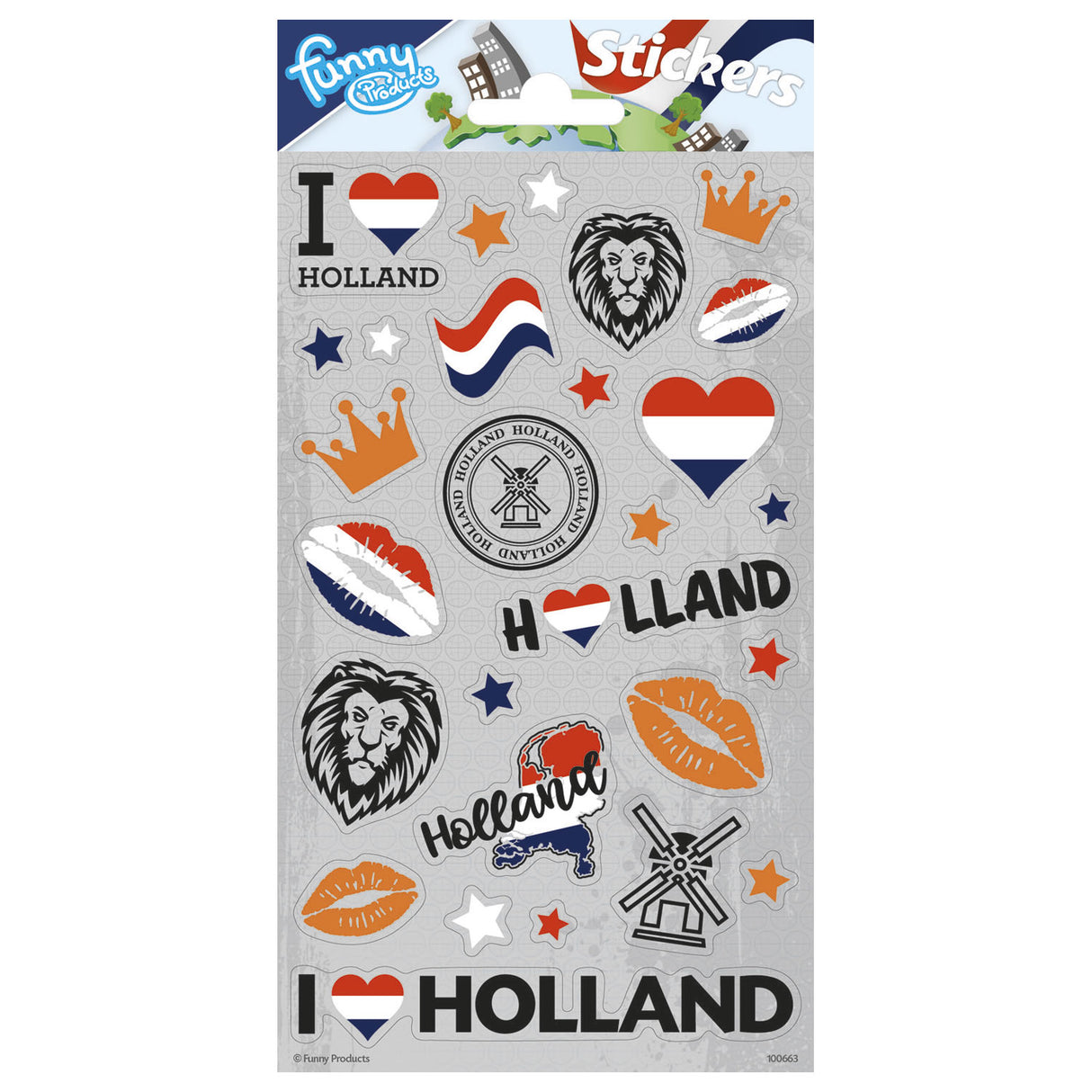 Planche d'autocollants Totum Hollande