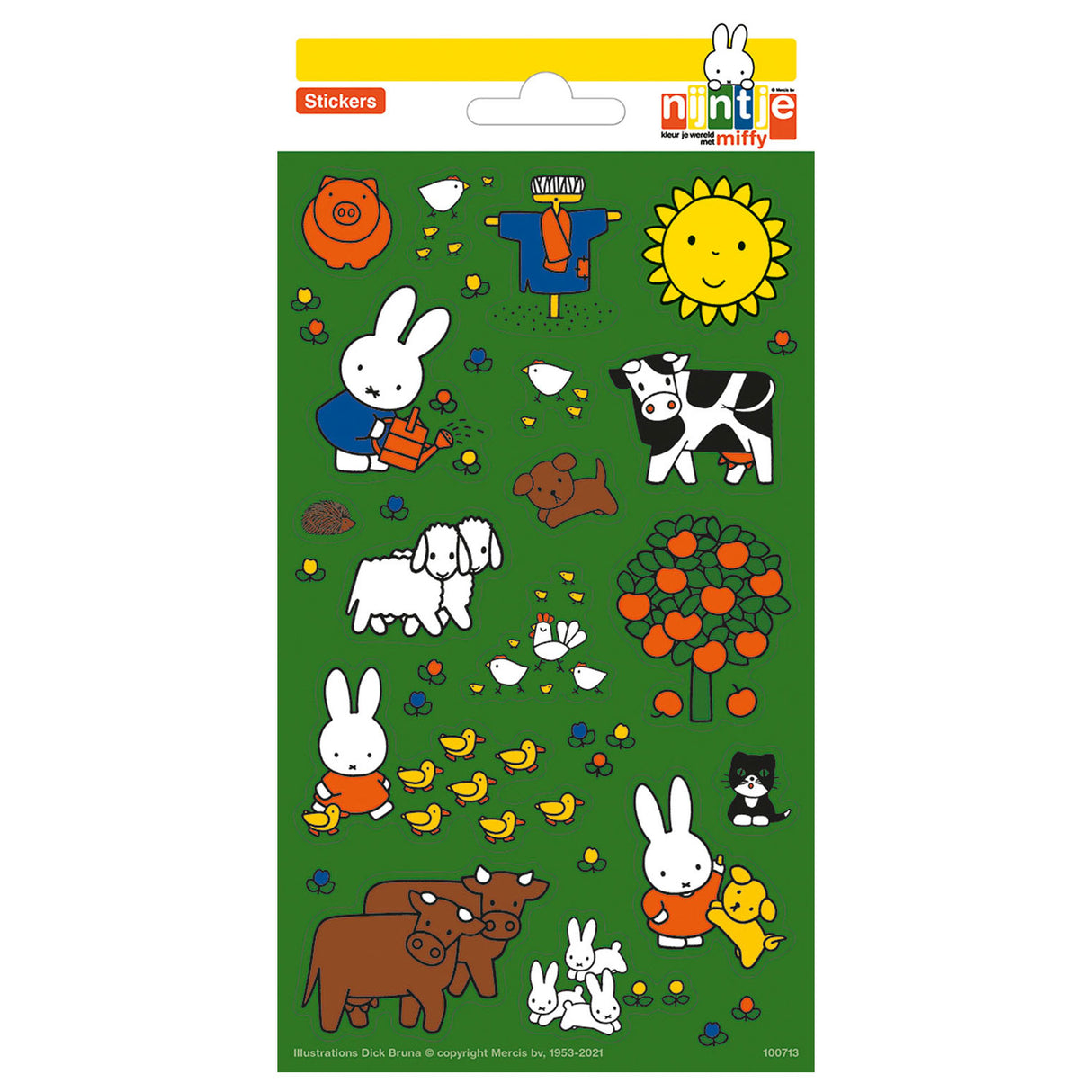 Feuille d'autocollants Totum ferme