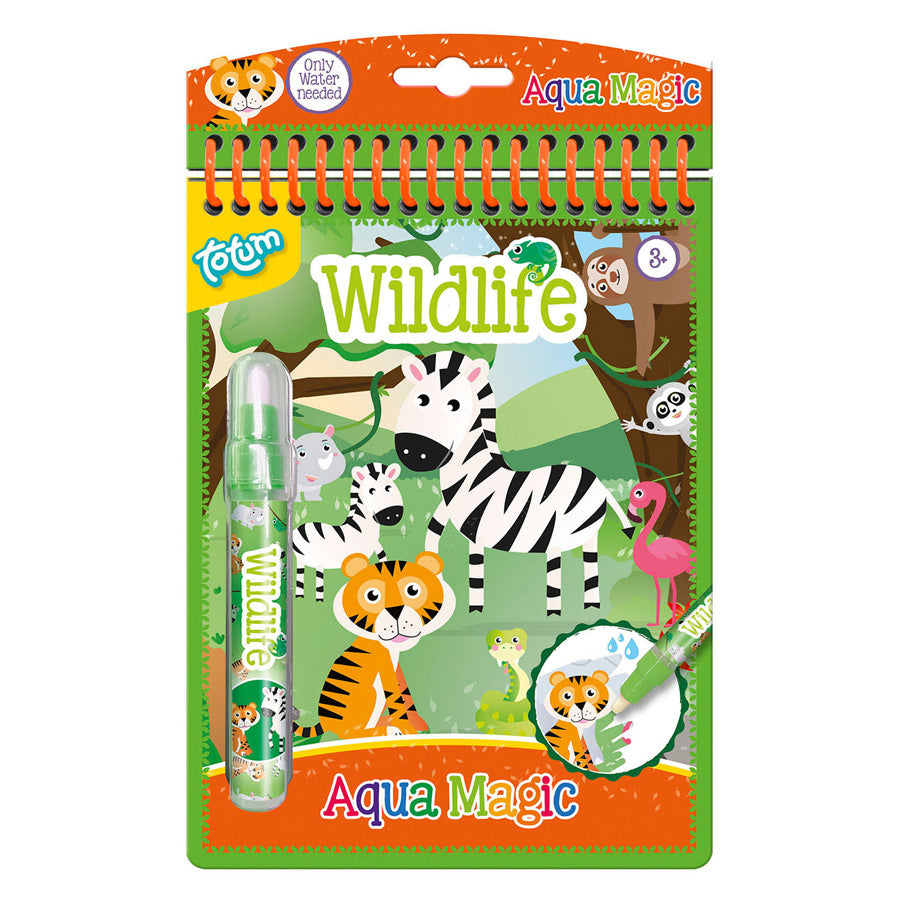 Totum aqua magic livre de coloriage sur l'eau de la vie sauvage