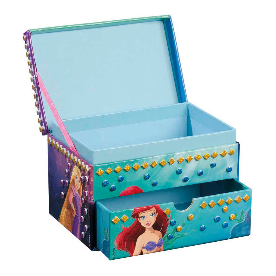 Fabrication d'une boîte à bijoux en mosaïque Totum Disney Princess