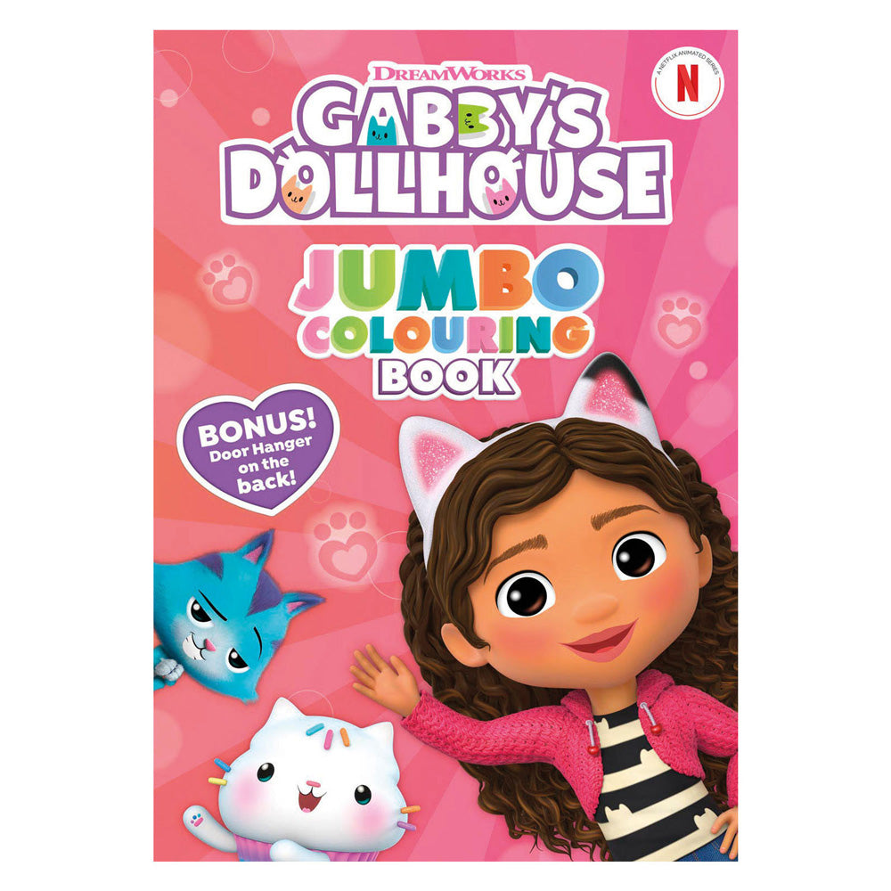 Livre de coloriage géant pour maison de poupée de Totum Gabby