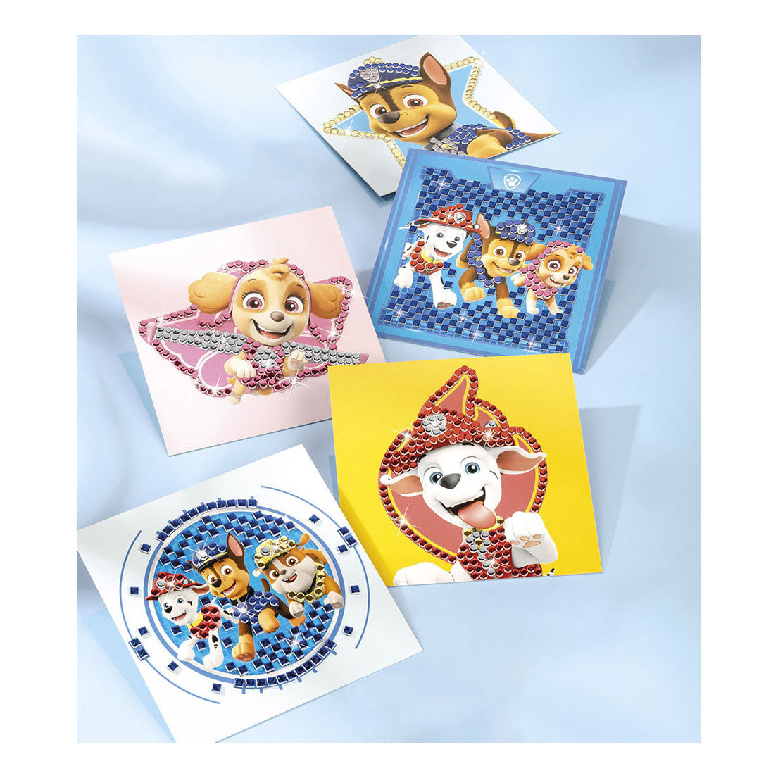TOTUM 3IN1 PAW PATROL STRIJK KALEN, GYPSIS GIETEN ET PIXELKUNST CRAFT SET