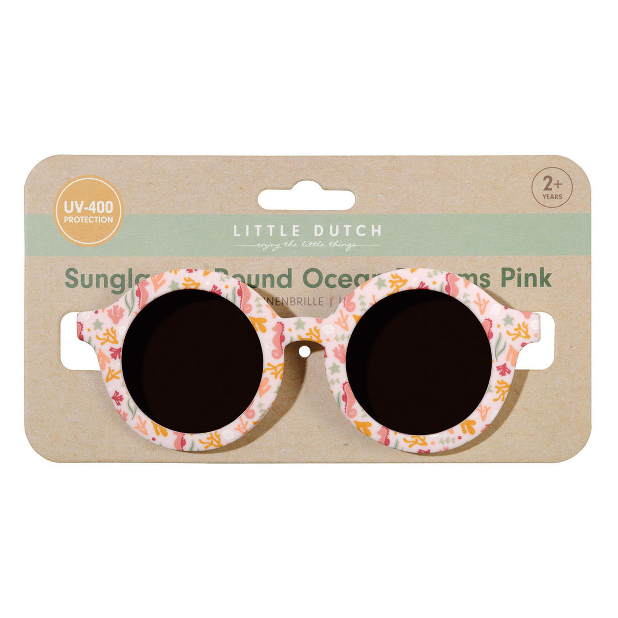 Lunettes de soleil pour enfants Little Dutch Ocean Dreams rose