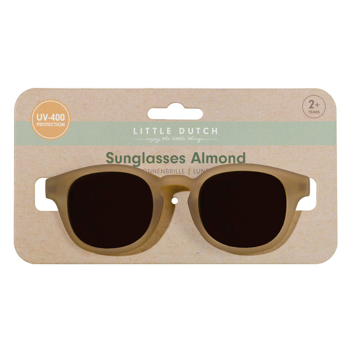 Lunettes de soleil enfant Little Dutch Wayfarer amande